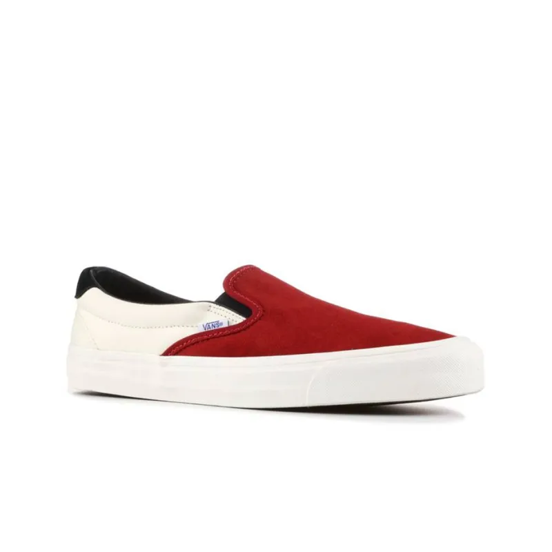 Vans Slip On Red Dahlia-1