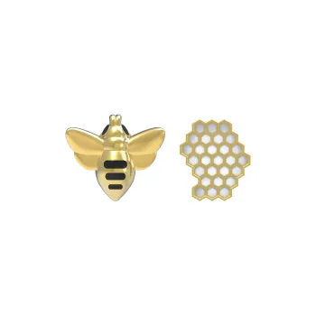 Meta[l]morphose BIG In Miniature Brooches Unisex Bright Gold