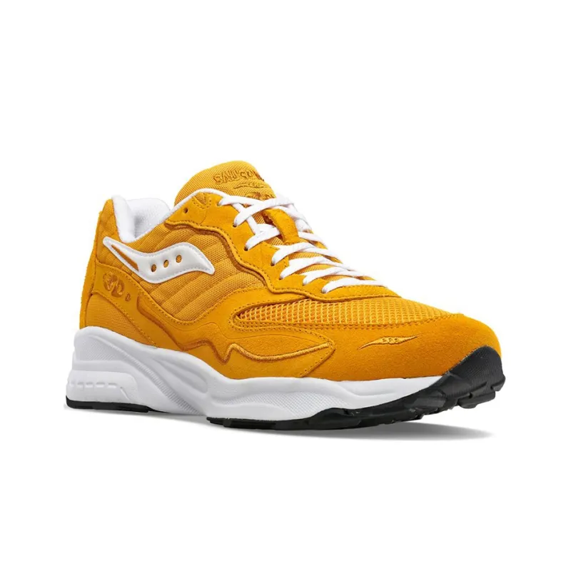 saucony 3D Grid Hurricane Mustard White-2