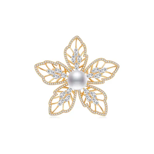 CLORIS YING Pearl Brooches Women's