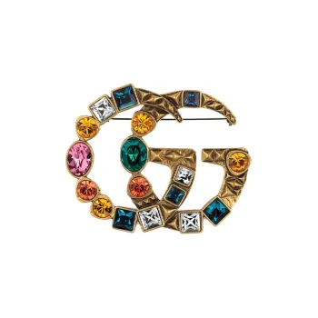 GUCCI Brooches Unisex Gold