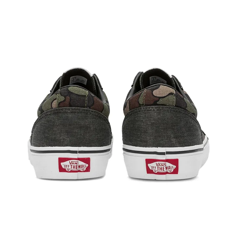 Vans Ward Low Top Casual Skate Shoes Gray Green Camouflage 'Gray Green Brown'-4