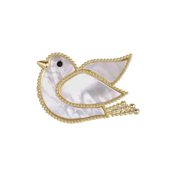HMZ Brooches Women's White