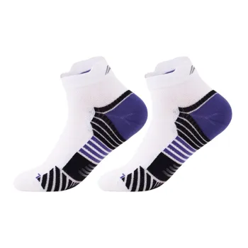 LiNing Ankle Socks Unisex 1 Pack White/Floral Blue Purple