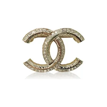 CHANEL Brooches Unisex Gold