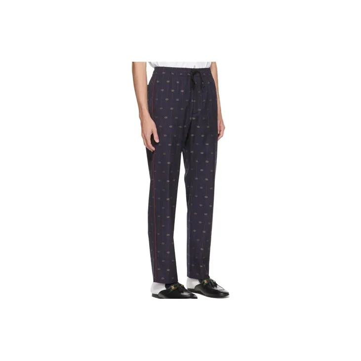 GUCCI Casual Pants Men Marine Blue-2