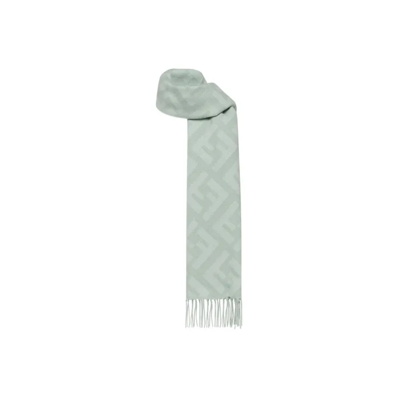 FENDI Knit Scarf Women's Mint Green-1