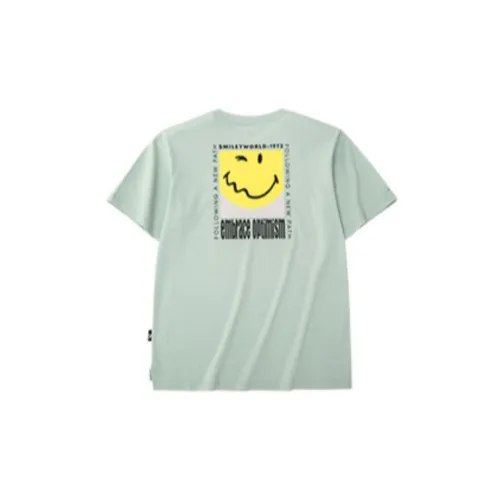 Smileyworld X ANTA Life Collection T-Shirts Unisex Green