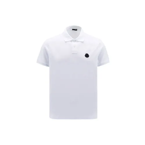 Moncler Polo Shirts Men Optical White