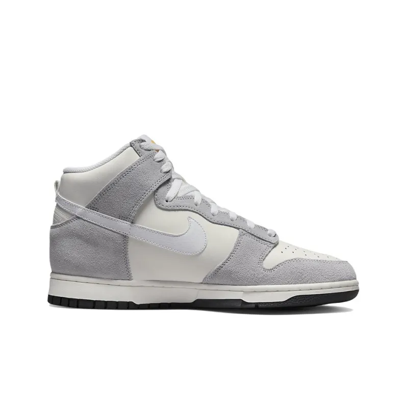 Nike Dunk High Retro Sail Pure Platinum Black White-1