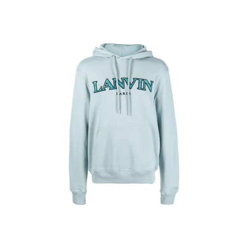 Lanvin Sweatshirts Men Blue Gray