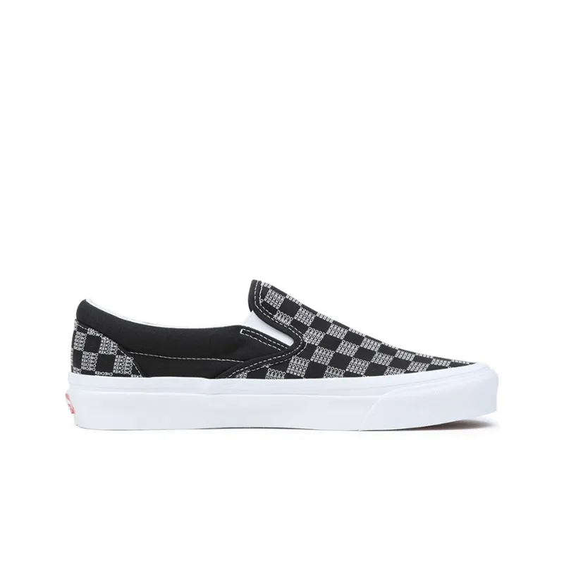 Slip On Classic Vans 'Checker Check Black White'-1