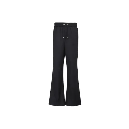 BALMAIN Wide-leg Virgin-wool Trousers