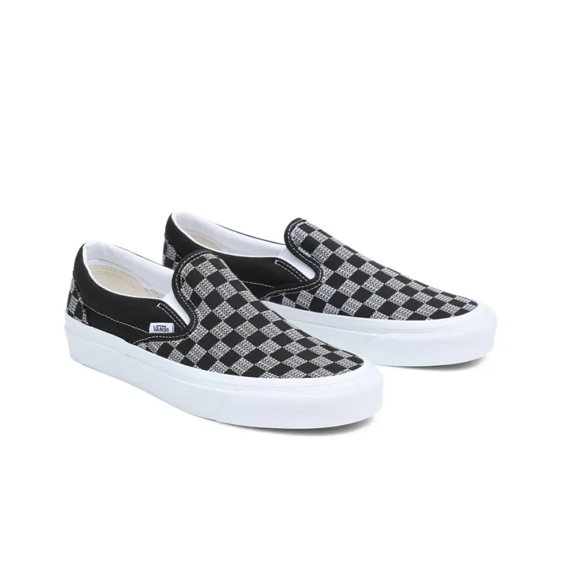 Slip On Classic Vans 'Checker Check Black White'-2