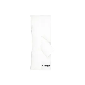 JIL SANDER Logo Detailed Wraparound Scarf