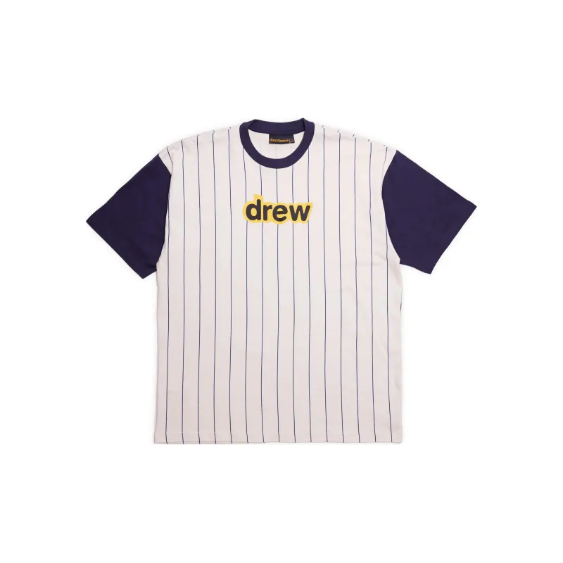 Drew House Hummingbirds Summer Collection Letter Logo Collection T Shirt Unisex Marine Blue-0
