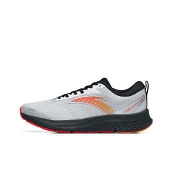 Anta Abrasion Resistant Low Top Running Shoes Men's Gray Black Orange