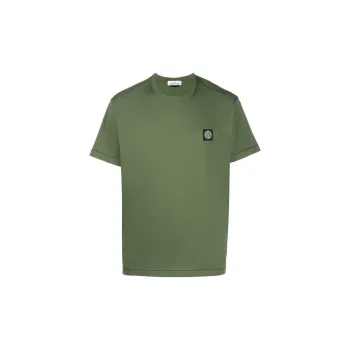 STONE ISLAND T Shirts Men Green