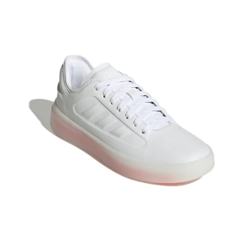 Zntasy Women's Adidas 'White Bright Red' Women's-2