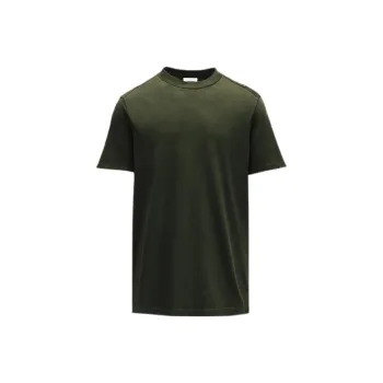 Moncler SS22 T Shirts Men Olive Green