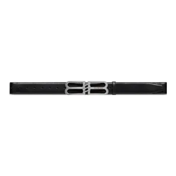 Balenciaga Cow Leather Leather Belts Men's Width: 4cm