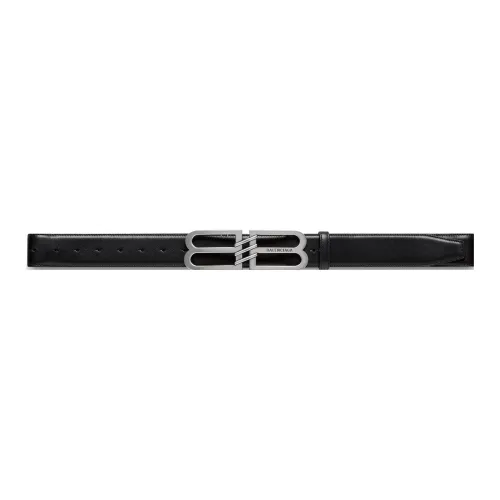 Balenciaga Cow Leather Leather Belts Men's Width: 4cm