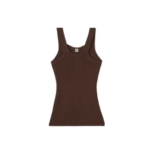 TOTEME Tank Tops Women's Brown