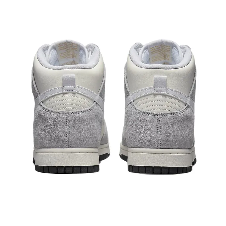 Nike Dunk High Retro Sail Pure Platinum Black White-4