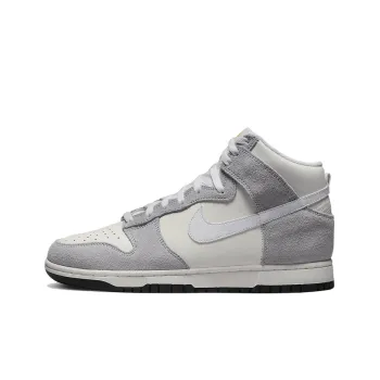 Nike Dunk High Retro Sail Pure Platinum Black White