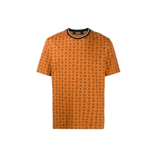 MCM T-Shirts Men Brown