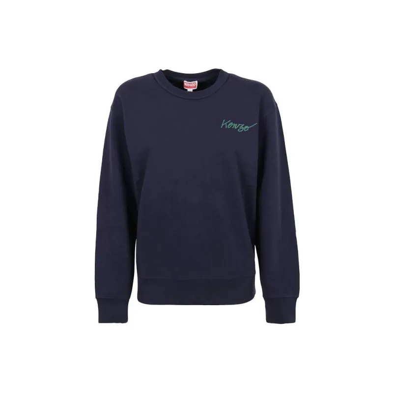 KENZO Poppy print Cotton Sweatshirt-1