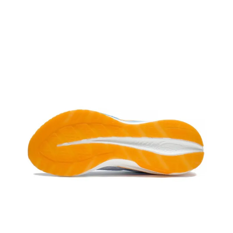 LiNing YueYing 2.0 Pro Breathable And Lightweight Low Top Running Shoes Men's White Blue Orange-4