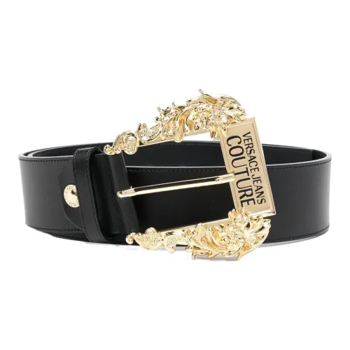 VERSACE JEANS Baroque buckle Leather Belt