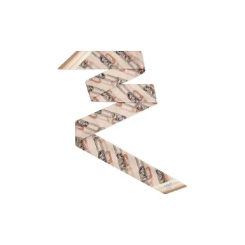 FENDI Silk Scarves Women's Beige