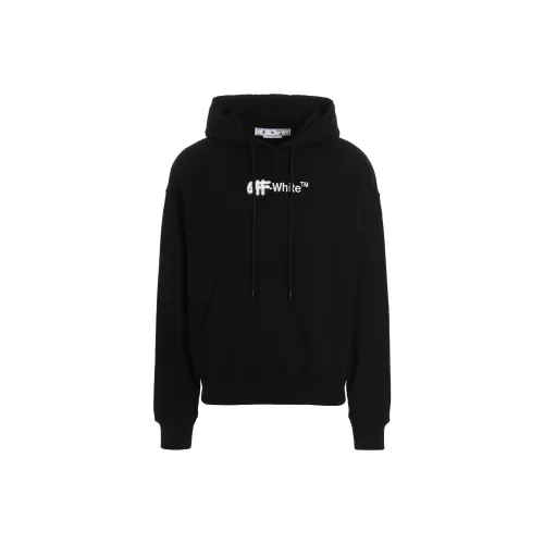 OFF-WHITE Embroidered Spray Helvetica Skate Hoodie 