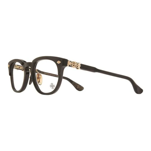Chrome Hearts Plate Frame Round Eyeglass Frames Unisex