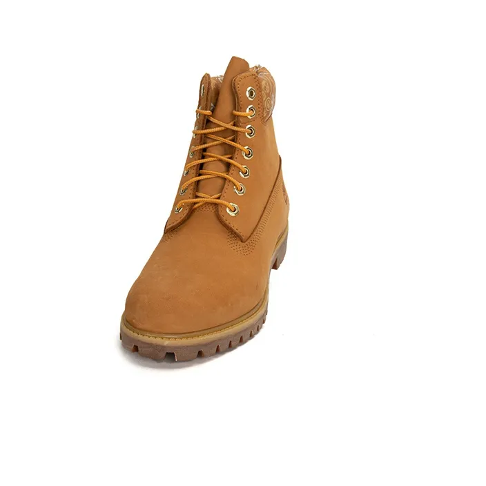 Timberland Premium 6 Inch Waterproof Boots 'Wheat And Logo Print'-2