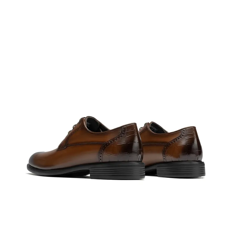 Roberta Di Camerino Dress Shoes Men Low Top Yellow Brown-3
