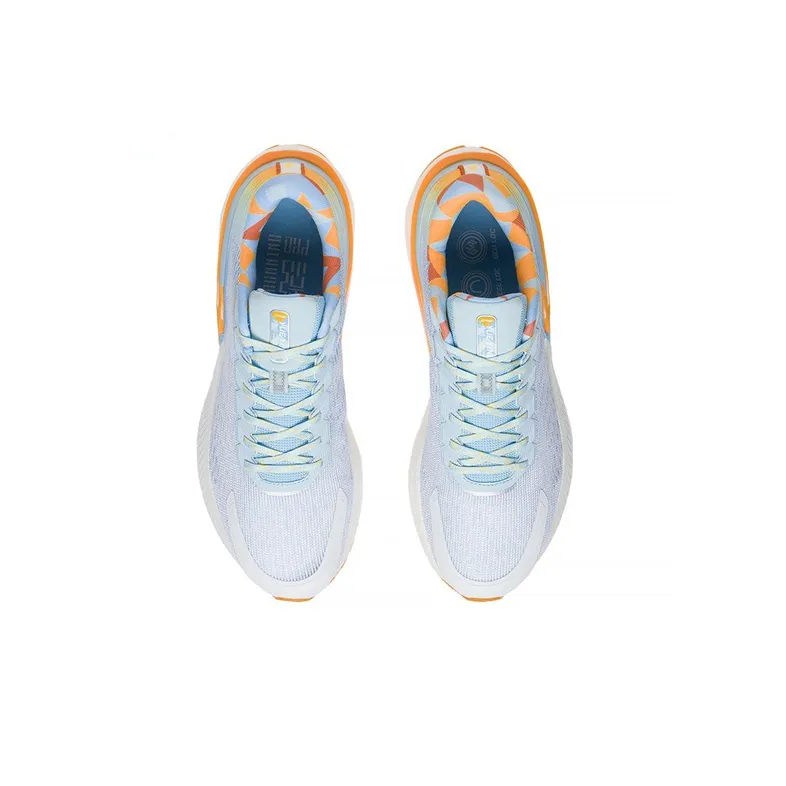 LiNing YueYing 2.0 Pro Breathable And Lightweight Low Top Running Shoes Men's White Blue Orange-3