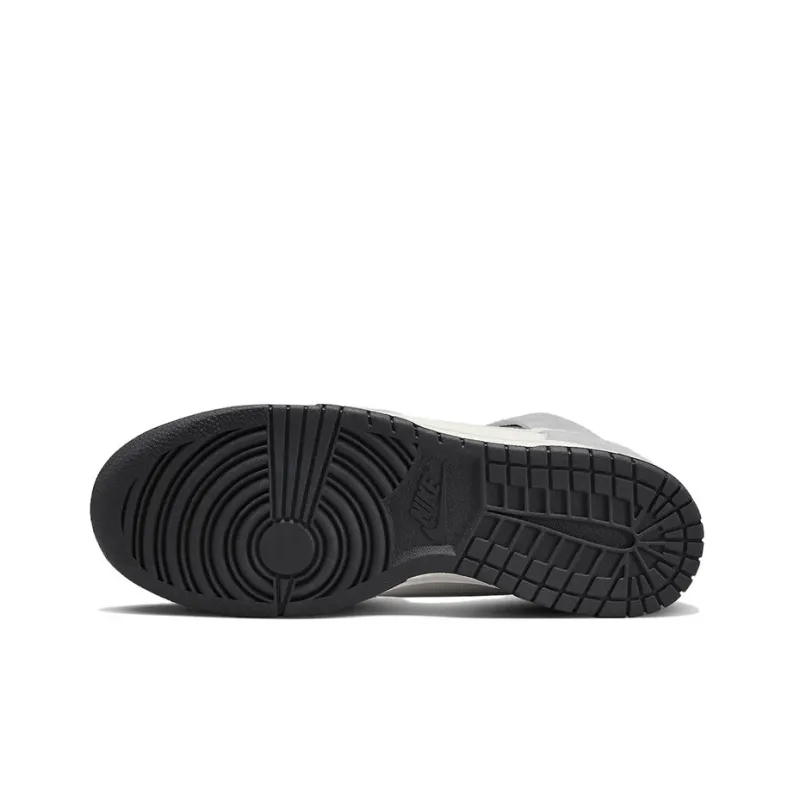 Nike Dunk High Retro Sail Pure Platinum Black White-5