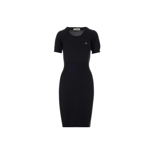 Vivienne Westwood Short-Sleeved Dresses Women's Black