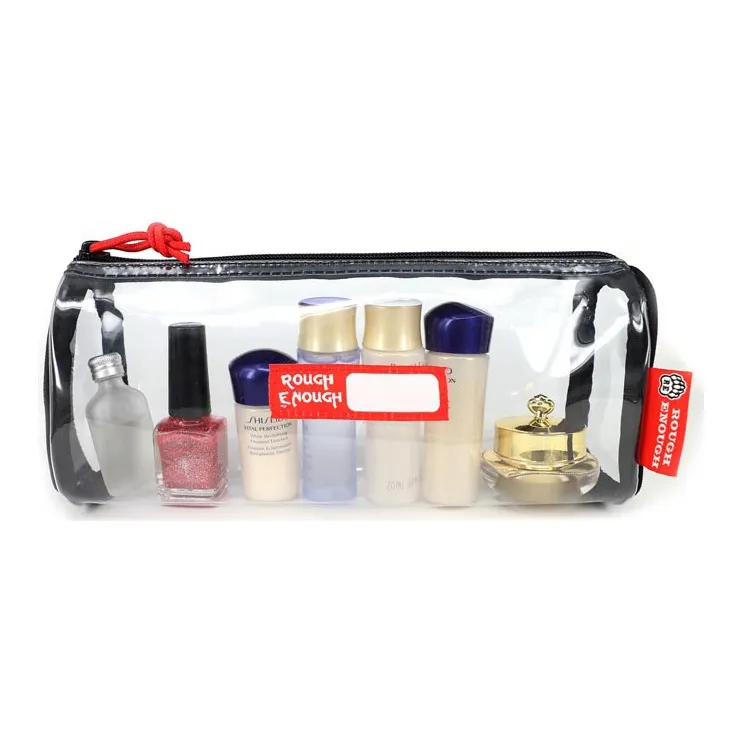 Rough Enough PVC Makeup Bag, Storage Bag, Handbag, Toiletry Bag Unisex Transparent-2