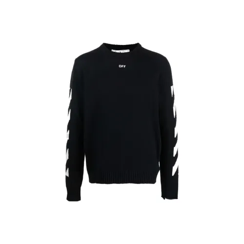 OFF-WHITE Diagonal Crewneck Knit 