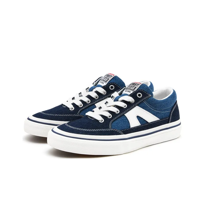 Vision Street Wear Stick Low Top Skateboard Shoes Unisex Denim Blue-3