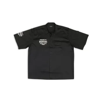 Balenciaga Oversize Unifit Cotton Shirt