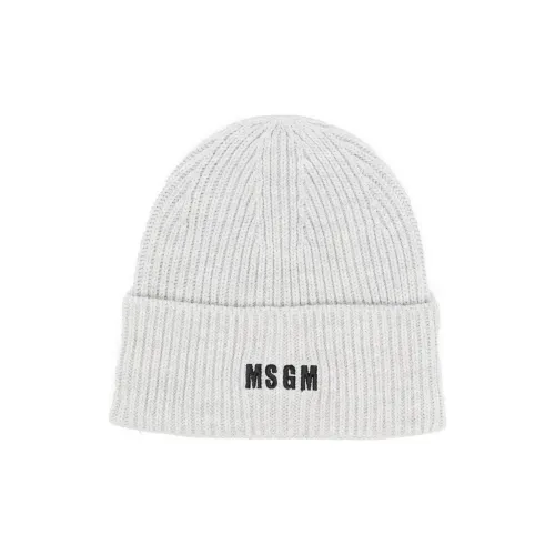 MSGM Beanies Men Gray