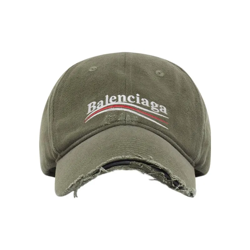 Balenciaga Political Campaign Distressed Cap-0