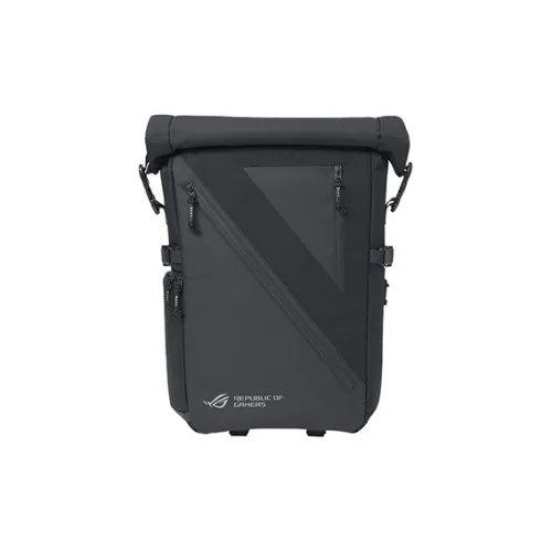 ROG Knit Density Water Resistant Fabric Backpack Laptop Bag Regular Unisex Black