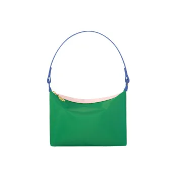 LONGCHAMP Le Pliage Re-play Canvas With Leather Trim Shoulder Bag Handbag Shoulder Bag Regular Women's Green