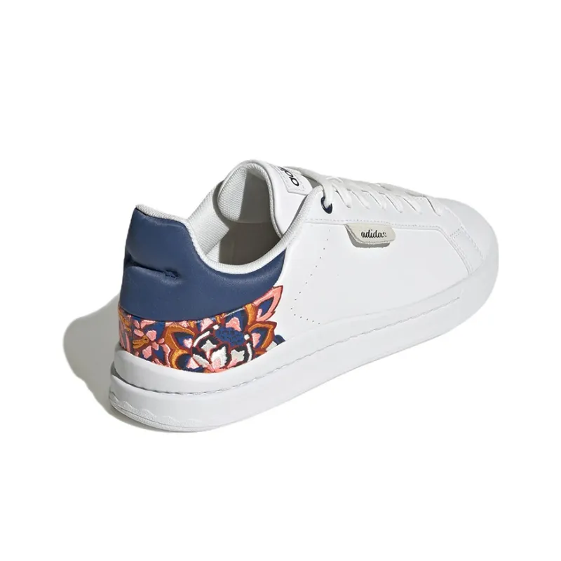 Adidas Neo Court Silk 'White Mystery Blue' Women's-3